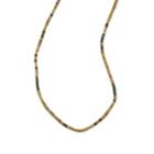 M. Cohen Men's Afghan-glass Beaded Necklace - Gold