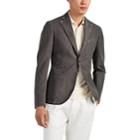 Barneys New York Men's Cotton-linen Two-button Sportcoat - Charcoal