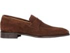 Barneys New York Men's Suede Apron-toe Loafers