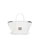 Calvin Klein 205w39nyc Women's Bonnie Leather Shoulder Tote Bag - White