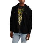 Madeworn Men's Snoop Dogg Cotton Hooded Shirt Jacket - Black