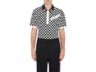 Givenchy Men's Checked Grommet-detailed Polo Shirt