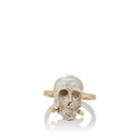 Julie Wolfe Women's Skull Ring - Gold