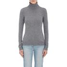 Barneys New York Women's Cashmere Turtleneck Sweater - Gray