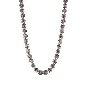 Munnu Women's Iolite & Diamond Necklace