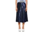 Robert Rodriguez Women's Striped-waist Sequin Midi-skirt