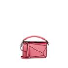 Loewe Women's Puzzle Mini Leather Shoulder Bag - Wild Rose
