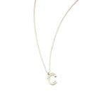 Jennifer Meyer Women's C Pendant Necklace - Gold