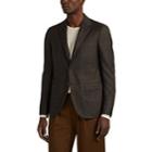 Sartorio Men's Pg Plaid Wool Two-button Sportcoat - Brown Pat.
