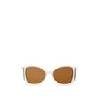 Persol Women's Po0005 Sunglasses - White Ivory W, Brown