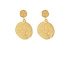 Anni Lu Women's Sisters Coin Earrings - Gold