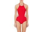 Chromat Women's Amelia One-piece Halter Swimsuit