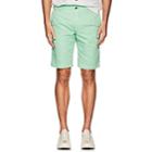 Pt01 Men's Linen-cotton Bermuda Shorts-lt. Green