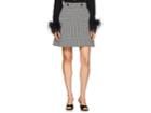 Barneys New York Women's Houndstooth A-line Skirt