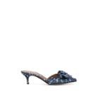 Tabitha Simmons Women's Edyth Bow-embellished Floral Jacquard Mules - Bluinjaq