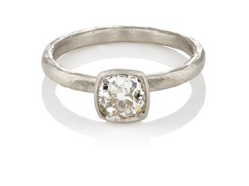 Malcolm Betts Women's Square-faced Ring