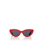 Illesteva Women's Pamela Sunglasses-red