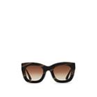Thierry Lasry Women's Concubiny Sunglasses - Diagonal Striped Brown