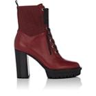 Gianvito Rossi Women's Martis Leather Lace-up Boots-red