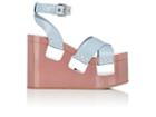 Miu Miu Women's Patent Leather Platform-wedge Sandals