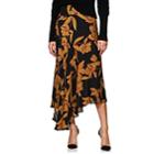 A.l.c. Women's Floral Silk Georgette Skirt-black