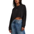 Ksubi Women's Cotton Crop Long-sleeve T-shirt - Black
