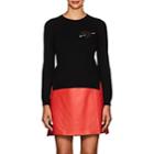 Valentino Women's Embellished Wool-cashmere Sweater - Black