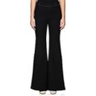 By. Bonnie Young Women's Wool Crepe Flared Pants-black