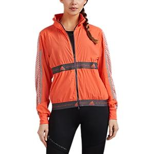 Adidas X Stella Mccartney Women's Mesh-inset Colorblocked Running Jacket - Orange
