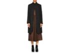 Pas De Calais Women's Plaid Linen-wool Hopsack Coat
