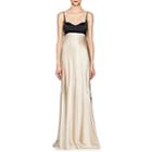 Narciso Rodriguez Women's Silk Charmeuse Bustier Gown-pearl