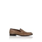 Barneys New York Men's Suede Penny Loafers - Sand