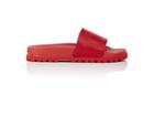 Gucci Men's Pursuit Treck Leather Slide Sandals