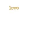 Jennifer Meyer Women's Love Stud Earring - Gold