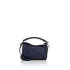 Loewe Women's Puzzle Small Leather Shoulder Bag - Navy