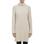Boon The Shop Women's Rib-knit Cashmere Side-slit Sweater-naturale