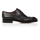 Carmina Shoemaker Men's Leather Cap-toe Balmorals-black