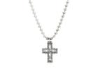 Emanuele Bicocchi Men's Cross Pendant Necklace