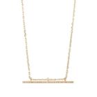 Hirotaka Women's Gossamer Diamond Bar Necklace - Gold
