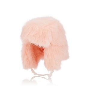 Landlord Men's Faux-fur Trapper Hat - Pink
