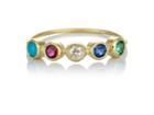 Jennifer Meyer Women's 5-gemstone Bezel Ring