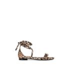 Tabitha Simmons Women's Nellie Leopard-print Satin Sandals - Lspdbrft