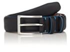 Barneys New York Men's Contrast-edge Leather Belt