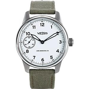 Weiss Men's Standard Issue Field Watch-white