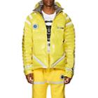 Undercover Men's Astro Led Down Puffer Coat-yellow
