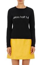 Lisa Perry Women's Glass Half Full Wool-cashmere Sweater