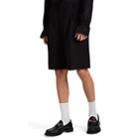 Gucci Men's Wool Hopsack Pleated-front Shorts - Black