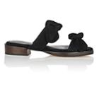 Mari Giudicelli Women's Betis Suede Slide Sandals-black