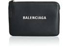 Balenciaga Women's Everyday Logo Leather Pouch