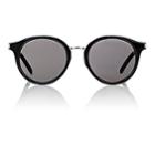 Saint Laurent Women's Sl 57 Sunglasses-black & Silver, Smoke